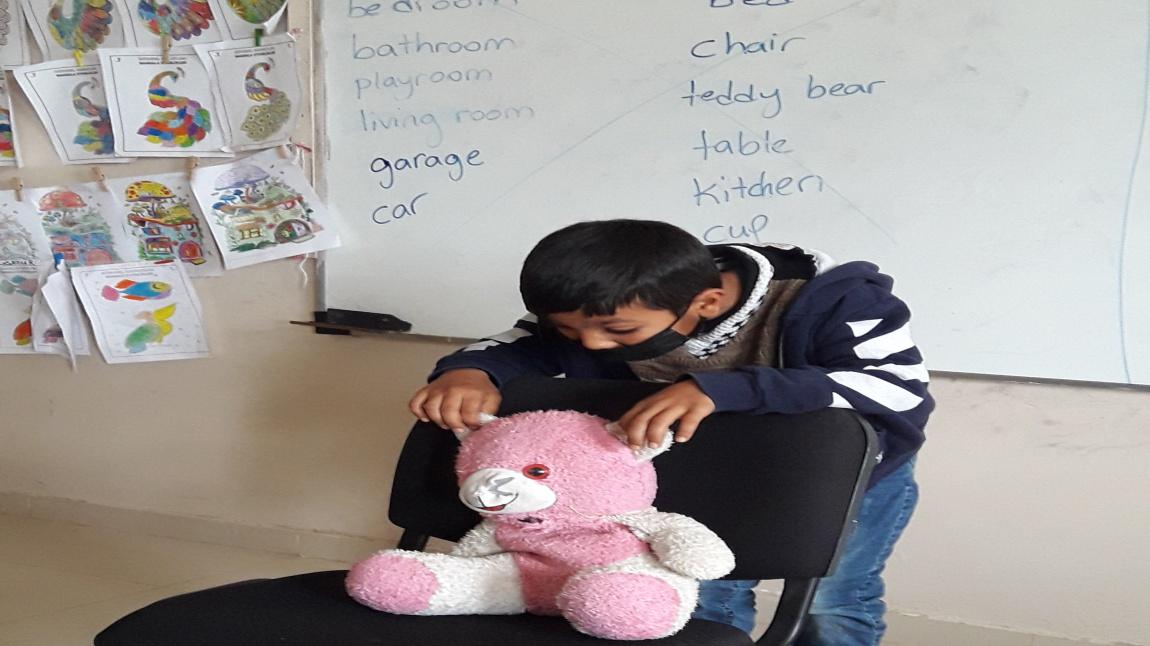 3.sınıf Prepositions (Edatlar) teddy bear etkinliği